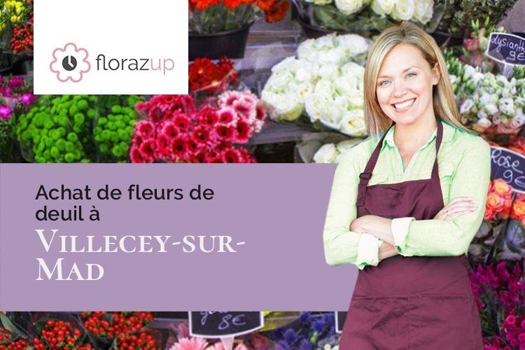 compositions de fleurs pour un décès à Villecey-sur-Mad (Meurthe-et-Moselle/54890)