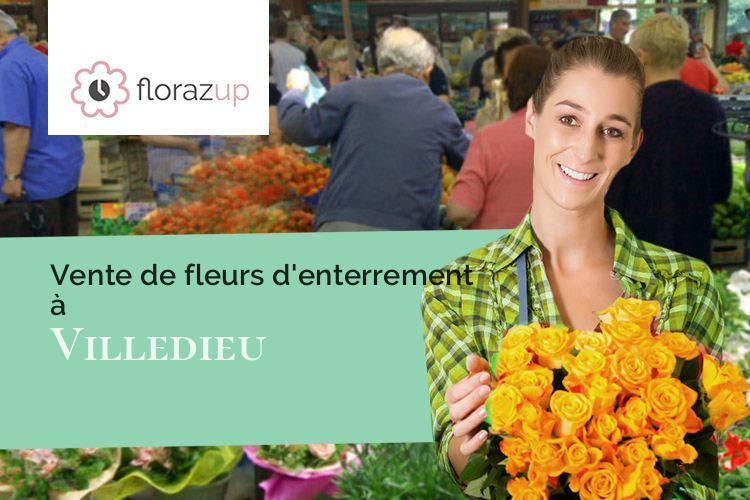 fleurs deuil pour un deuil à Villedieu (Côte-d'Or/21330)