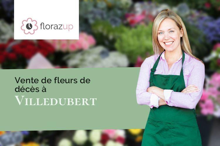couronnes de fleurs pour des obsèques à Villedubert (Aude/11800)