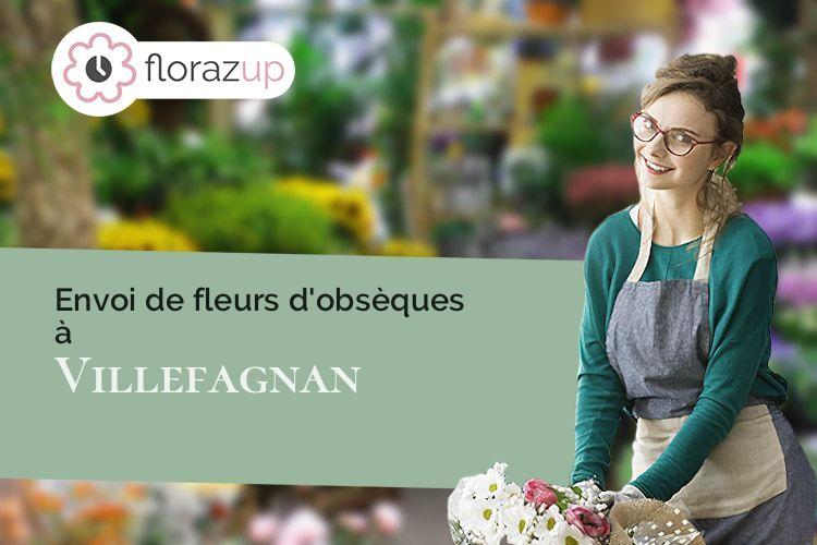 bouquets de fleurs pour un deuil à Villefagnan (Charente/16240)