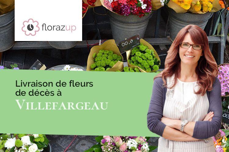 couronnes de fleurs pour un décès à Villefargeau (Yonne/89240)