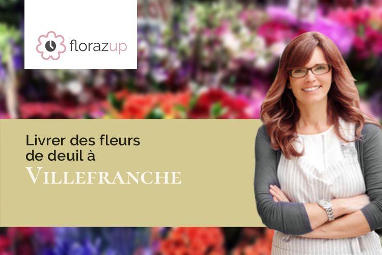 fleurs deuil pour un décès à Villefranche (Gers/32420)