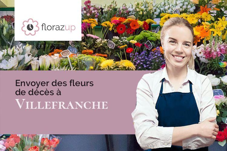 couronnes florales pour un enterrement à Villefranche (Yonne/89120)