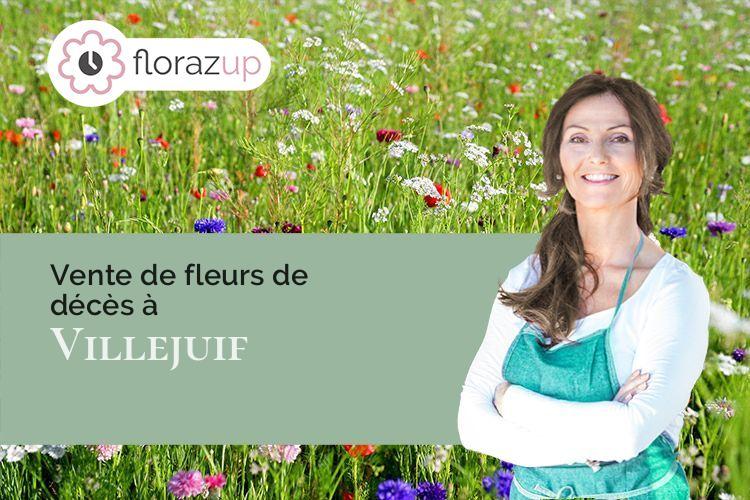couronnes florales pour un enterrement à Villejuif (Val-de-Marne/94800)