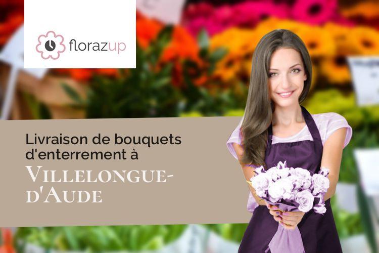 gerbes de fleurs pour un deuil à Villelongue-d'Aude (Aude/11300)