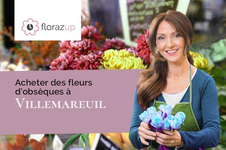créations florales pour un enterrement à Villemareuil (Seine-et-Marne/77470)