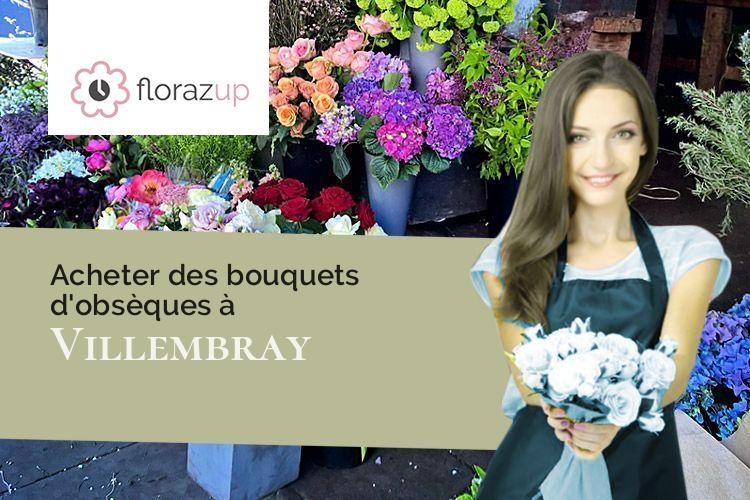 compositions de fleurs pour des obsèques à Villembray (Oise/60650)