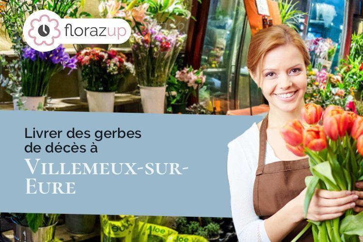 compositions de fleurs pour un décès à Villemeux-sur-Eure (Eure-et-Loir/28210)