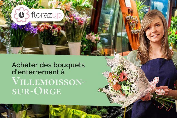 compositions de fleurs pour un deuil à Villemoisson-sur-Orge (Essonne/91360)