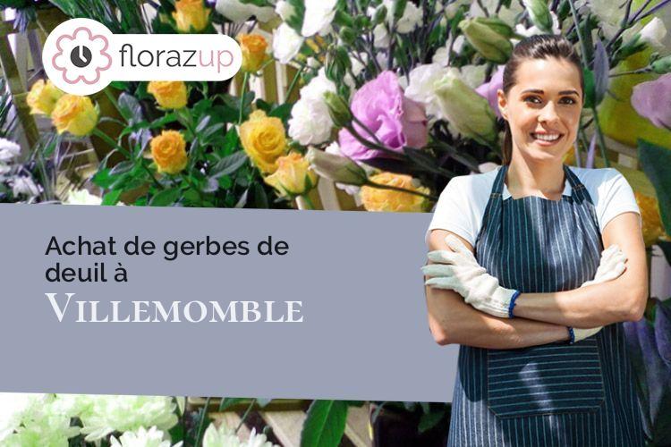 compositions de fleurs pour un décès à Villemomble (Seine-Saint-Denis/93250)