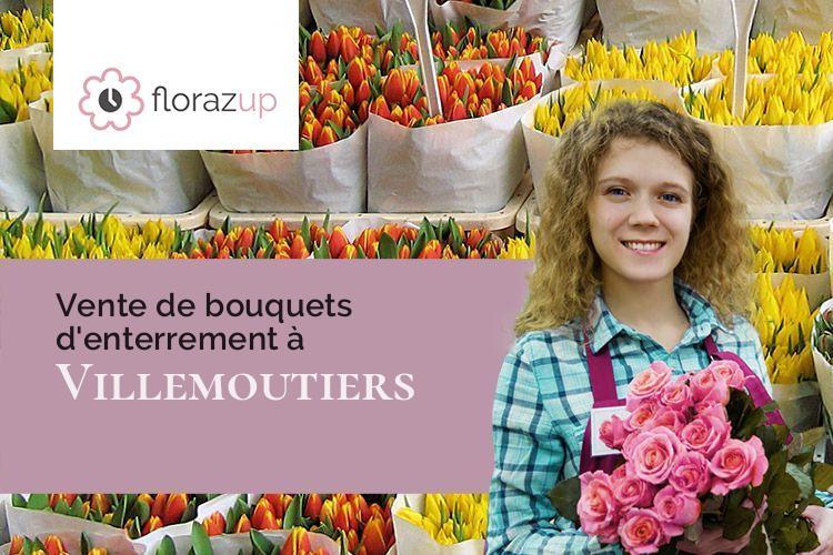 coupes de fleurs pour un décès à Villemoutiers (Loiret/45270)