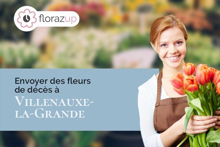 gerbes de fleurs pour un décès à Villenauxe-la-Grande (Aube/10370)