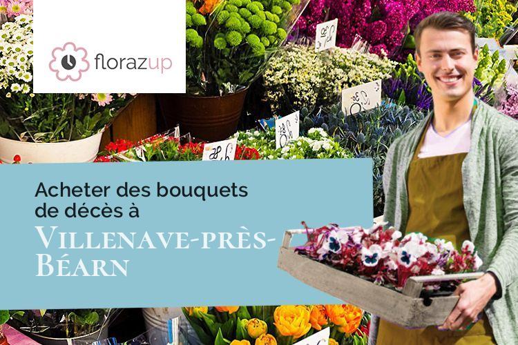 compositions florales pour un deuil à Villenave-près-Béarn (Hautes-Pyrénées/65500)