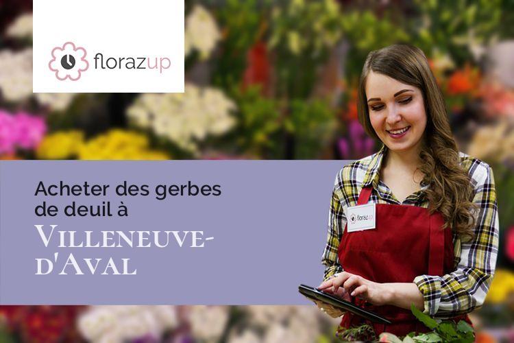 bouquets de fleurs pour un décès à Villeneuve-d'Aval (Jura/39600)
