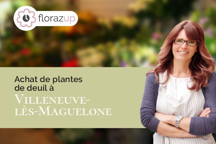 plantes pour des funérailles à Villeneuve-lès-Maguelone (Hérault/34750)