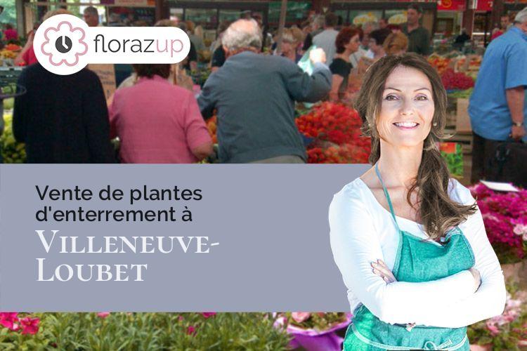 gerbes de fleurs pour un enterrement à Villeneuve-Loubet (Alpes-Maritimes/06270)