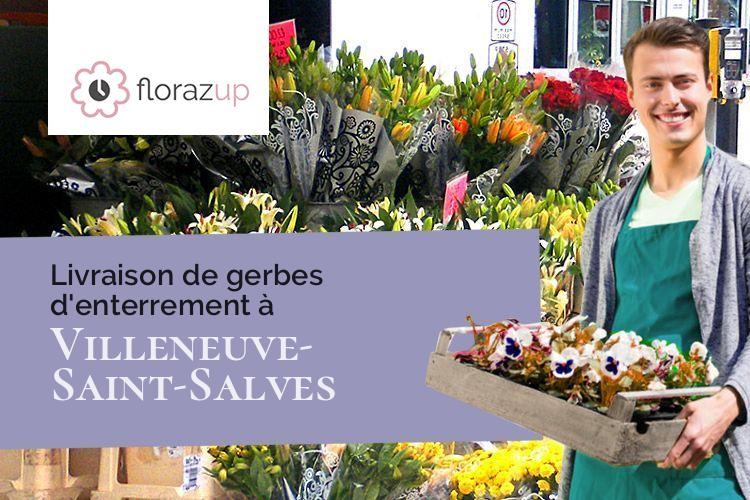 créations de fleurs pour des funérailles à Villeneuve-Saint-Salves (Yonne/89230)