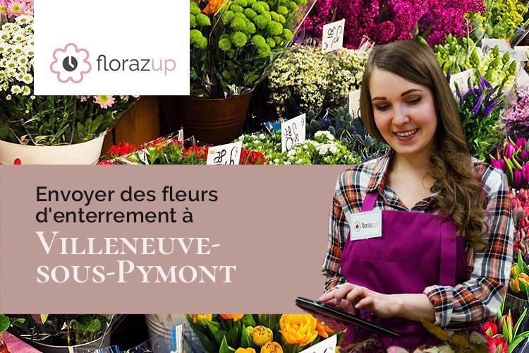 gerbes de fleurs pour des obsèques à Villeneuve-sous-Pymont (Jura/39570)