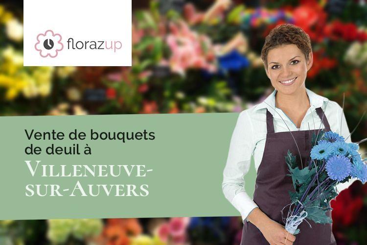 coeurs de fleurs pour des obsèques à Villeneuve-sur-Auvers (Essonne/91580)