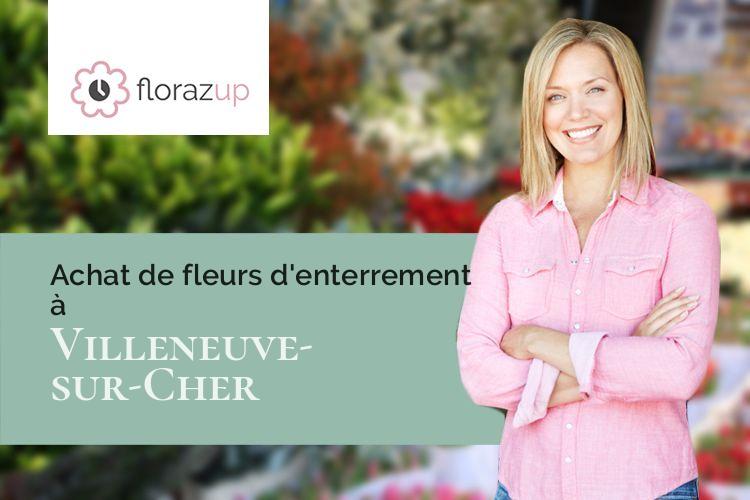 créations florales pour des obsèques à Villeneuve-sur-Cher (Cher/18400)