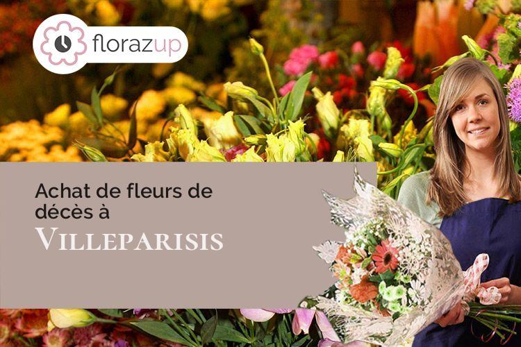couronnes florales pour un deuil à Villeparisis (Seine-et-Marne/77270)