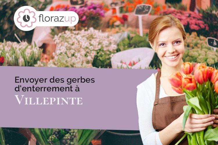 gerbes de fleurs pour des funérailles à Villepinte (Seine-Saint-Denis/93420)