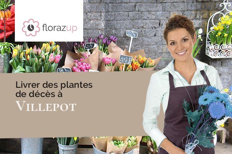 compositions de fleurs pour des obsèques à Villepot (Loire-Atlantique/44110)