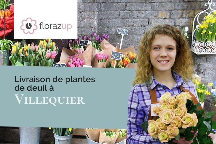 couronnes de fleurs pour une crémation à Villequier (Seine-Maritime/76490)