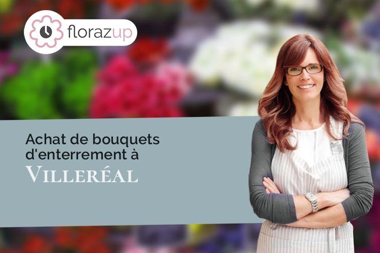 bouquets de fleurs pour un enterrement à Villeréal (Lot-et-Garonne/47210)