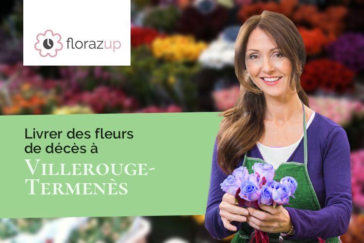 bouquets de fleurs pour un décès à Villerouge-Termenès (Aude/11330)