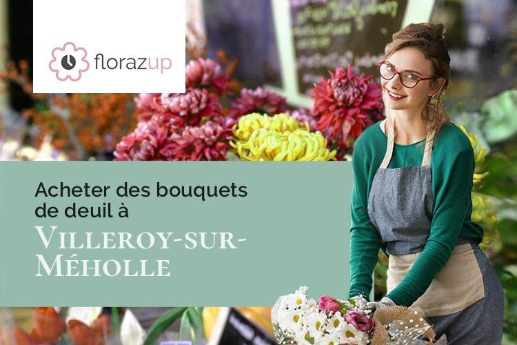 couronnes florales pour un décès à Villeroy-sur-Méholle (Meuse/55190)