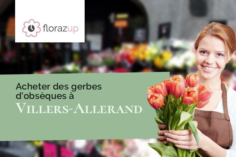 coeurs de fleurs pour des funérailles à Villers-Allerand (Marne/51500)