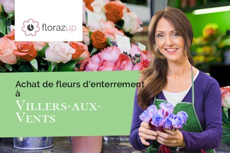 fleurs deuil pour un décès à Villers-aux-Vents (Meuse/55800)