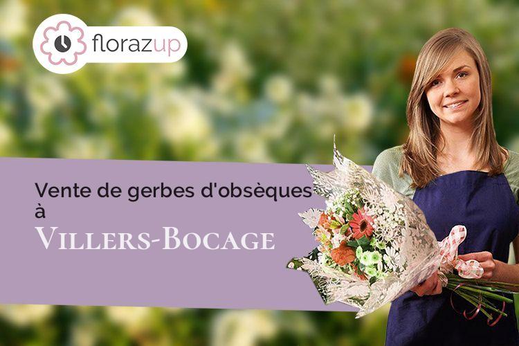 compositions florales pour une crémation à Villers-Bocage (Somme/80260)