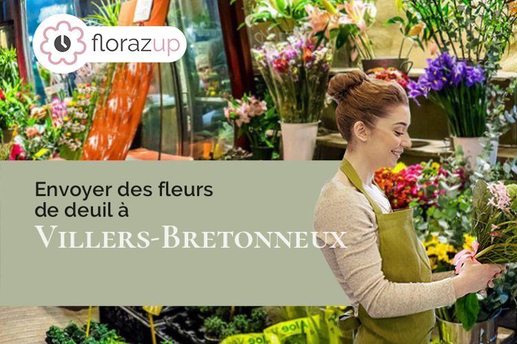 créations de fleurs pour un deuil à Villers-Bretonneux (Somme/80380)