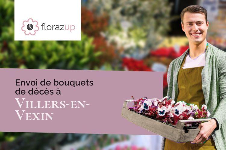 bouquets de fleurs pour un enterrement à Villers-en-Vexin (Eure/27420)