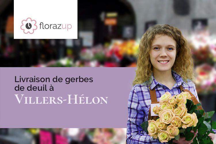 fleurs deuil pour un décès à Villers-Hélon (Aisne/02600)