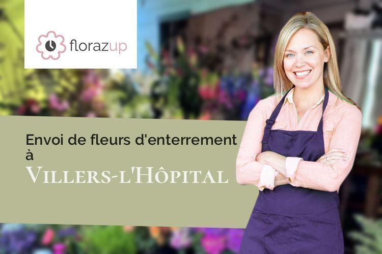 coeurs de fleurs pour une crémation à Villers-l'Hôpital (Pas-de-Calais/62390)