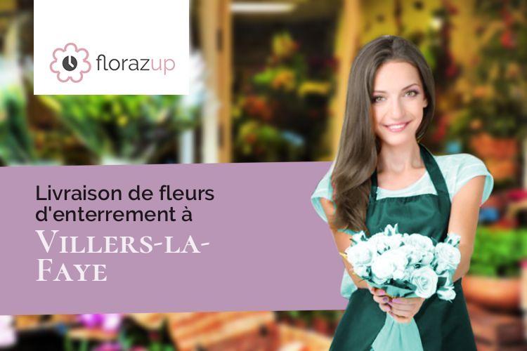 fleurs deuil pour un deuil à Villers-la-Faye (Côte-d'Or/21700)