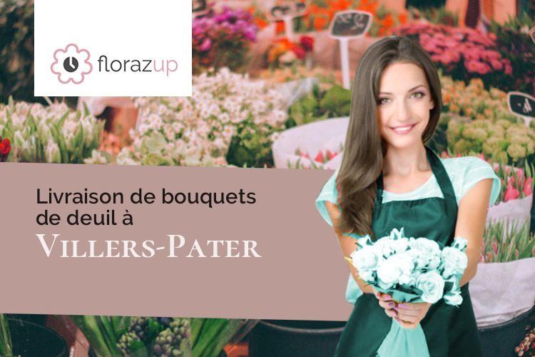 créations de fleurs pour un enterrement à Villers-Pater (Haute-Saône/70190)