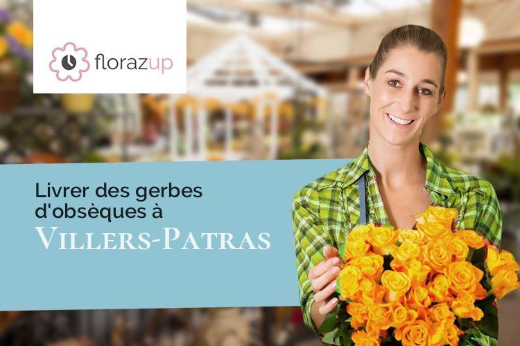 coeurs de fleurs pour un décès à Villers-Patras (Côte-d'Or/21400)