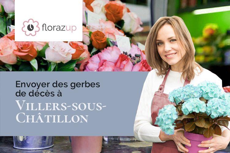 coeurs de fleurs pour une crémation à Villers-sous-Châtillon (Marne/51700)