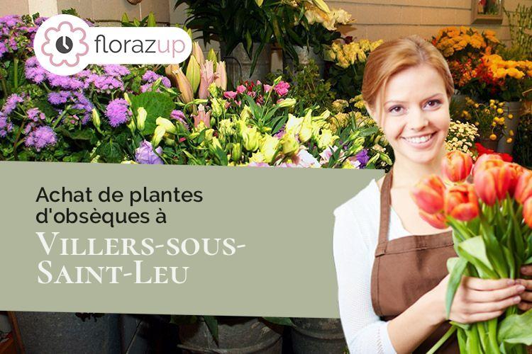 bouquets de fleurs pour un enterrement à Villers-sous-Saint-Leu (Oise/60340)