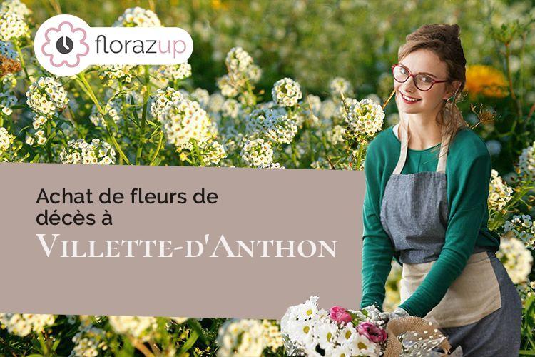 gerbes de fleurs pour des funérailles à Villette-d'Anthon (Isère/38280)