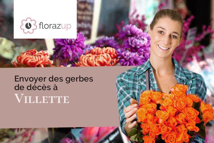 coupes de fleurs pour un deuil à Villette (Yvelines/78930)