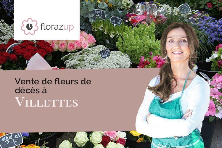 compositions de fleurs pour une crémation à Villettes (Eure/27110)