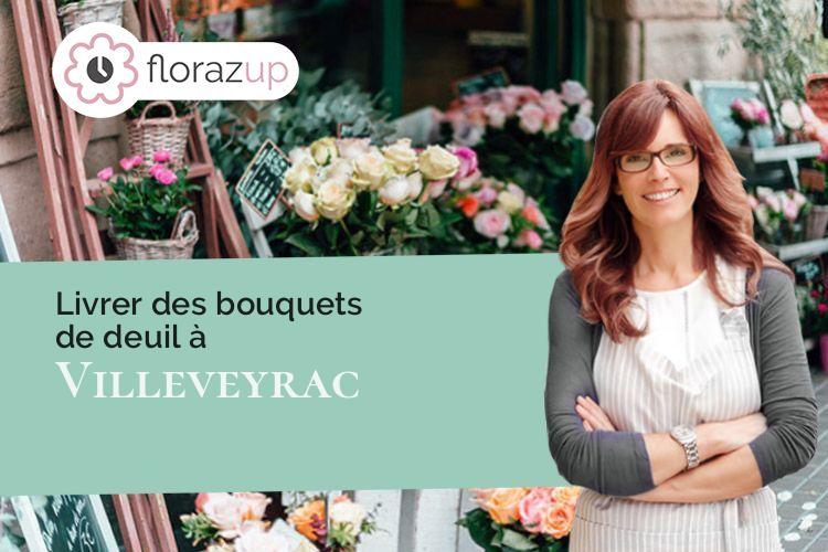 créations florales pour des funérailles à Villeveyrac (Hérault/34560)