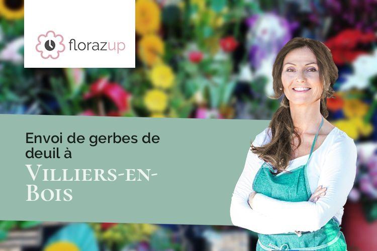 coupes de fleurs pour des funérailles à Villiers-en-Bois (Deux-Sèvres/79360)