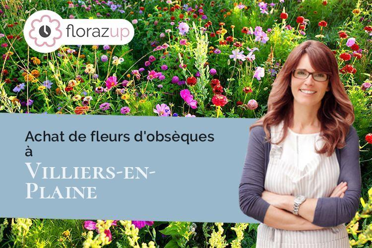 couronnes florales pour une crémation à Villiers-en-Plaine (Deux-Sèvres/79160)