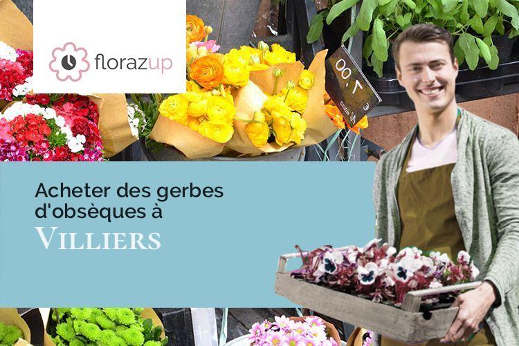 créations florales pour un deuil à Villiers (Indre/36290)